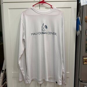 Men's Island Crew Hawaii, White, LS, 3XL, Shirt